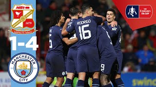 HIGHLIGHTS  Swindon 14 Man City  Bernardo Jesus Gundogan Palmer goals [upl. by Weissberg]