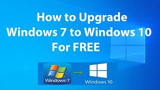 how to upgrade windows 7 to windows 10 for free in hindi [upl. by Ainoet235]