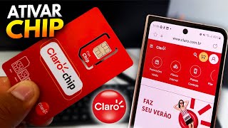 Como CADASTRAR e ATIVAR chip da CLARO  atualizado 2024 [upl. by Yhtur]