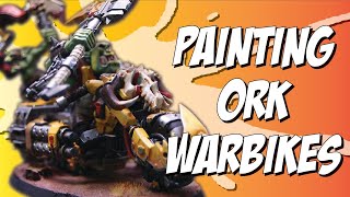 This Is How I Painted A Warhammer 40k Ork Warbiker and you can too [upl. by Oringas596]