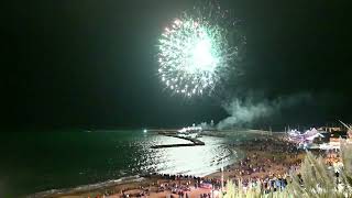 Spectacular fireworks display Lyme Regis 021124 [upl. by Alletneuq87]