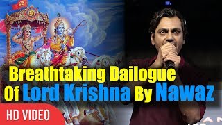 Nawazuddin Siddiqui Breathtaking Dialogue Of Lord Krishna From Mahabharat To Duryodhana [upl. by Benjamen94]