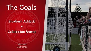 Broxburn Athletic v Caledonian Braves  Key moments [upl. by Eutnoj]