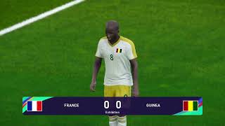 PES 2021 Gameplay  France  Guinée  2024 [upl. by Harlen]