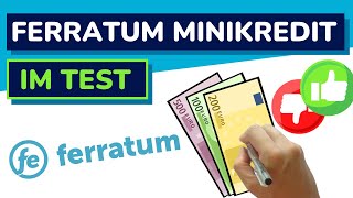 Ferratum Minikredit Test Wie gut ist der Kleinkredit 2023 [upl. by Allx]