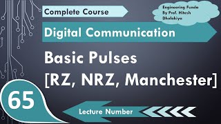 Basic Pulses NRZ RZ amp Manchester  Line Coding  Digital Communication  Engineering Funda [upl. by Boulanger626]