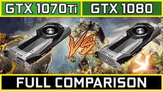 GTX 1070 Ti vs GTX 1080  Comparison 4K 1440p amp 1080p [upl. by Gonagle]