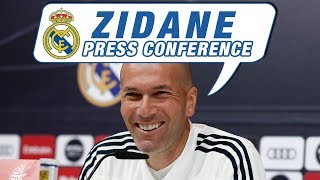 Zidane press conference  Valencia vs Real Madrid [upl. by Ahcsropal]