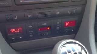 Audi A6 C5 Climatronic Degree Units Change CelsiusFahrenheit [upl. by Otsirc253]