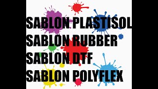 Cara Menghapus Sablon Dengan Mudah  Sablon DTF Rubber Plastisol [upl. by Sidnak]