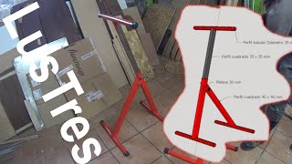 Como Hacer Caballetes Plegables y Extensibles  DIY Adjustable Folding Sawhorses [upl. by Cecilia]