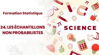 FORMATION STATISTIQUE  LES ÉCHANTILLONS NON PROBABILISTES 24 [upl. by Aloeda]