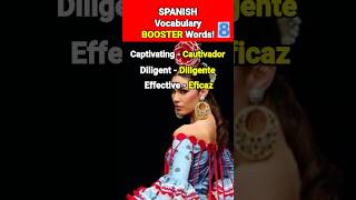 Spanish Vocabulary Booster 8 spanishvocabulary shorts [upl. by Reldnahc]