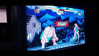 TOSHIBA 26HF85  HDMI  PS3  STREET FIGHTER 2 HD REMIX  retrogaming crt ps3 oldtv [upl. by Gatian]