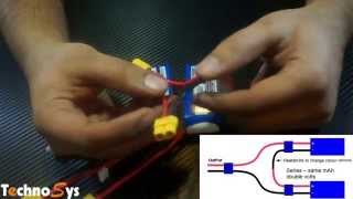 LIPO BATTERY CONNECTIONS IN PARALLEL amp SERIES [upl. by Clinton]