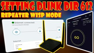 Cara Membuat Wifi Repeater Menggunakan DLINK DIR 612  Mode Wisp [upl. by Bowne639]