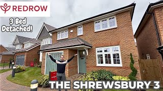 INSIDE REDROW THE SHREWSBURY 3 FULL Show Home Tour Stone Hill Meadow  New Build UK [upl. by Kiona]