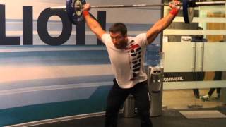 Dmitry Klokov amp Oksana Slivenko CrossFit training [upl. by Karee685]