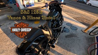 Sunday Ride on the Fatbob  Built Milwaukee 8 Engine with 2into1 Exhaust  RAW SOUND [upl. by Witkin80]