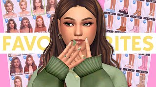 Creating sims using ONLY my FAVORITE CC  Sims 4 CAS with links 🩷 [upl. by Carolynne328]