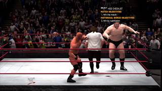 WWE 13 PS3 Wrestlemania XV Part 3 Mankind vs Stone Cold [upl. by Oman]