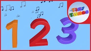 The Numbers Song  Counting Song  Numbers 1 to 10  Tiny Tunes [upl. by Ahsema]