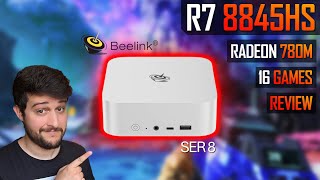 Testing the Ryzen 7 8845HS and Radeon 780M ftBeelink SER 8 Mini PC [upl. by Kepner]