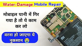 WaterDamage Mobile Repair । मोबाइल पानी में गिर गया है तो ये काम कर लो । Mobile water damage [upl. by Hedvig466]