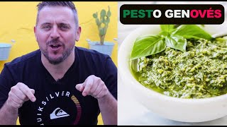 Pesto de Albahaca Auténtico de Génova Italia  SUPER SALUDABLE Secretos de la salsa pesto genovésa [upl. by Ferro918]