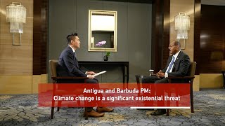 Antigua and Barbuda PM Browne Climate change a significant existential threat [upl. by Booker162]