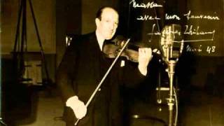 Mozart Violin Concerto No5 Thibaud 16 DB5142A [upl. by Mlohsihc]