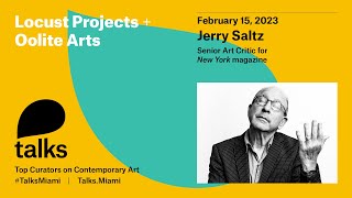 Jerry Saltz  Talks Miami [upl. by Epuladaugairam]