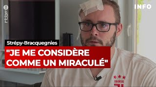 Strépy Bracquegnies  un mois après le drame les victimes témoignent  RTBF Info [upl. by Leval]