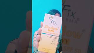 Fixderma Shadow dewy sunscreen spf50 review shortsfeed fixderma sunscreen shorts spf50 youtube [upl. by Ashford]