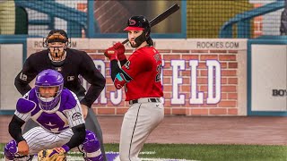 Arizona Diamondbacks vs Colorado Rockies 492024 MLB The Show 24 Gameplay [upl. by Myrtia736]