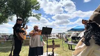 Scarborough Fair guitar and fiddle by Mop and Broom at the Shasta Renaissance and Fantasy Faire [upl. by Oad]