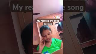 My reading song in class [upl. by Buckingham886]