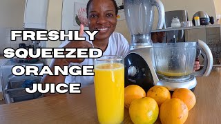 Easy home made freshly squeezed orange juice freshjuice cooking zimbabweanyoutuber [upl. by Annoj]