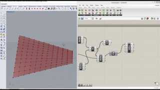 hyperbolic paraboloid via grasshopper [upl. by Canotas]