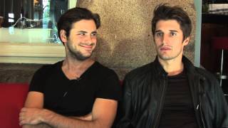 2Cellos interview part 1 [upl. by Enyaz]