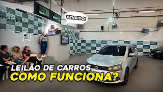 COMO FUNCIONA UM LEILÃO PRESENCIAL VEJA OS PREÇOS DOS CARROS [upl. by Irtak]