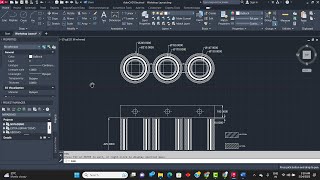 Front elevation and Plan in full section of 33kv to 400v 3PH TRANSFORMER in AutoCAD Electrical [upl. by Ahsataj]