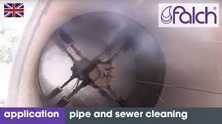 High pressure pipe and sewer cleaning with high pressure water jetting and high pressure cleaners [upl. by Sheffy]