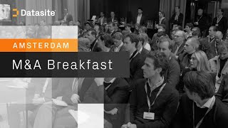 Datasite MampA Breakfast Amsterdam 2024 [upl. by Aiclef906]