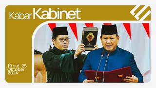 PELANTIKAN PRESIDEN PRABOWO SUBIANTO amp WAPRES GIBRAN RAKABUMING  KABAR KABINET 19 SD 25 OKT 2024 [upl. by Ardeahp]