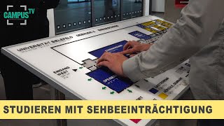 Studieren mit Sehbeeinträchtigung  Campus TV Uni Bielefeld [upl. by Airdnua]