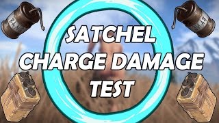 RUST  Satchel Charge DAMAGE TEST [upl. by Fenner]