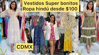 Vestidos desde 100 pesos Ropa hindú ￼en el centro CDMX ✅Ropa Super bonita ￼ [upl. by Shaughn]