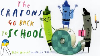 🖍️The Crayons Go Back to School  Animated Read Aloud Book with Messy Craft at the End [upl. by Elletsirhc]