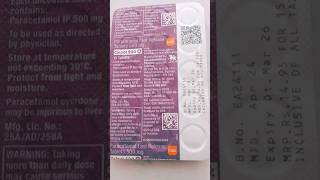 paracetamol first release tablet 500 mgcalpol 500 mg tablet [upl. by Nicholson80]